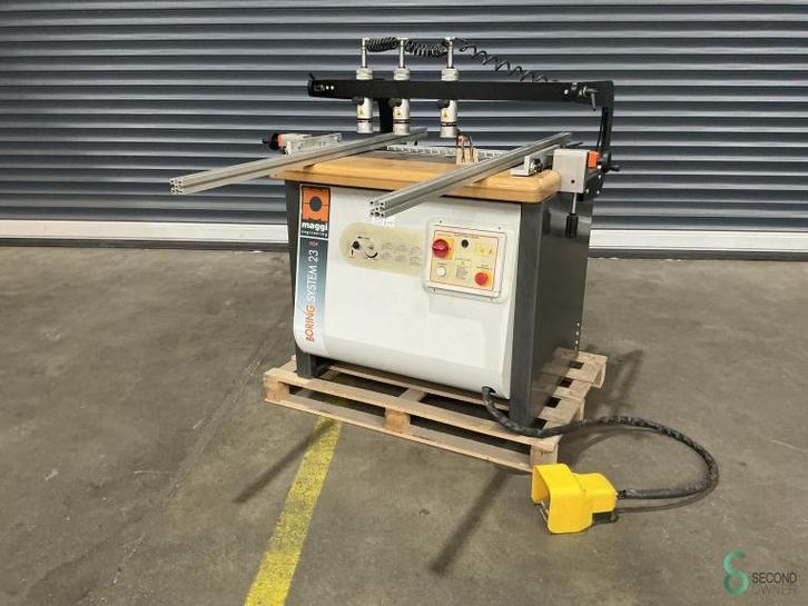 Drevelboormachines /rijenboormachines Maggi BORINGSYSTEM 23T, Zakelijke goederen, Machines en Bouw | Houtbewerking