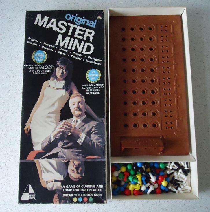 Original "Mastermind" van Invicta in goede staat !, Hobby en Vrije tijd, Gezelschapsspellen | Overige, Gebruikt, Een of twee spelers