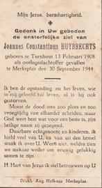 Oorlogsslachtoffer 1940-45 Joannes Huybrechts Turnhout, Enlèvement ou Envoi