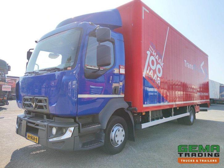 Renault D12 4x2 Daycab Euro6 GeslotenLaadbak 7.25m + 1500KG, Auto's, Vrachtwagens, ABS, Cruise Control, Renault, Diesel, Automaat