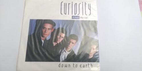 SINGLE CURIOSITY KILLED THE CAT ---DOWN TO EARTH---, Cd's en Dvd's, Vinyl Singles, Gebruikt, Single, Pop, 7 inch, Ophalen of Verzenden