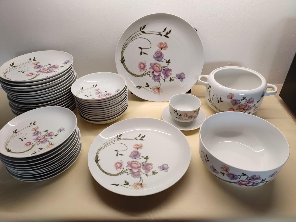 ② Service assiettes & Plats  Elite Porcelaine — Cuisine