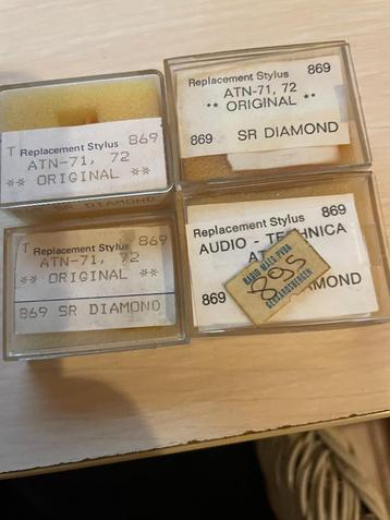 Headshell incl. AT-cartridge en vier vervangnaalden beschikbaar voor biedingen