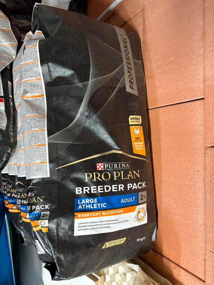 Pro Plan large atletic kip hondenvoeding hondenkorrels 18kg, Dieren en Toebehoren, Dierenvoeding, Hond, Ophalen of Verzenden