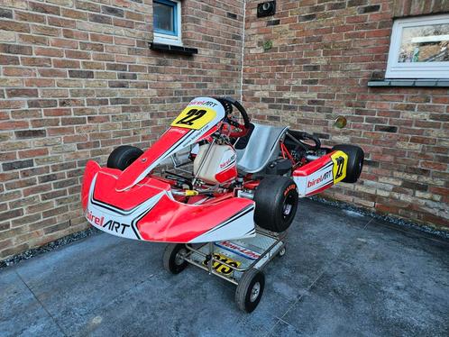 Birel ART Rotax max EVO senior + Unipro timer en veel extra, Sport en Fitness, Karting, Gebruikt, Kart, Ophalen