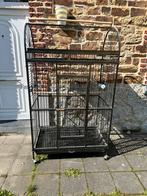 Cage pour perroquet, Dieren en Toebehoren, Vogels | Hokken en Kooien, Vogelkooi, Gebruikt, Metaal