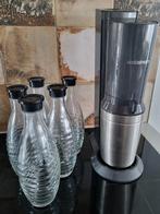 Sodastream met 5 glazen flessen., Enlèvement, Utilisé