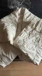 Donsdeken Trevira winter zomer. 1 persoonsdekbed ., Enlèvement ou Envoi, Beige, Housse de couette, Une personne