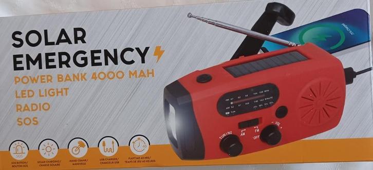 #Solar #NOod #Radio, Audio, Tv en Foto, Radio's, Nieuw, Radio, Ophalen of Verzenden