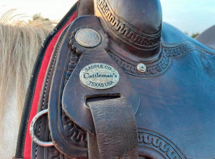 Westernzadel, Dieren en Toebehoren, Paarden en Pony's | Zadels, Zo goed als nieuw, Ophalen