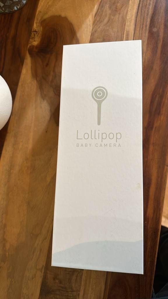 Lollipop: camera + babysensor, Kinderen en Baby's, Babyfoons, Zo goed als nieuw, 250 meter of meer, Camera, Ophalen