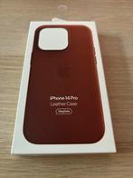 Iphone 14 pro leather case omber nieuw !, Telecommunicatie, IPhone 14, Zo goed als nieuw, Ophalen