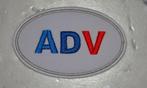 Patch Biker ADV (= Aventure) - 102 x 65 mm, Neuf