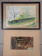 Schilderij en aquarel? M Cavalla en..., Enlèvement ou Envoi