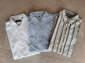 Lot : 3 chemises à manches courtes taille XL/43-44 Très bon 