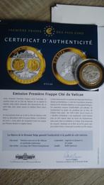 EUROMUNT VAN HET VATICAAN - Uitgave 1e MINCE 2002, Postzegels en Munten, Vaticaanstad, Goud, Losse munt, Overige waardes