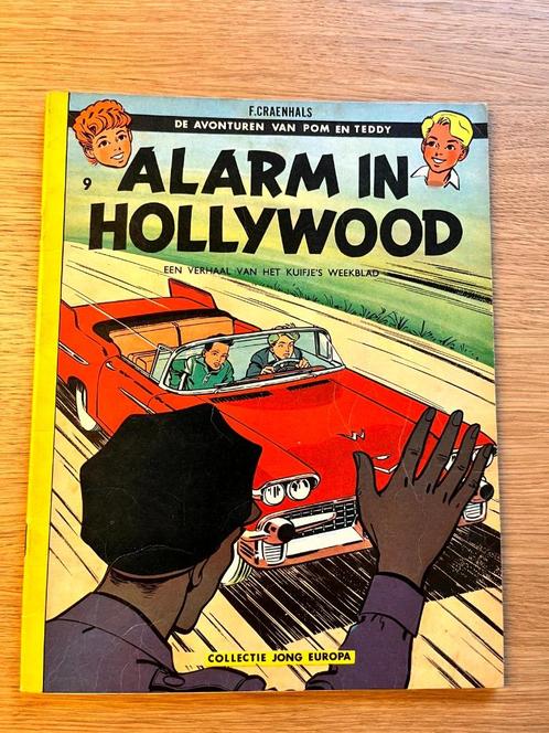 Pom en Teddy 4: EERSTE DRUK: Alarm in Hollywood, Boeken, Stripverhalen, Gelezen, Eén stripboek, Ophalen of Verzenden