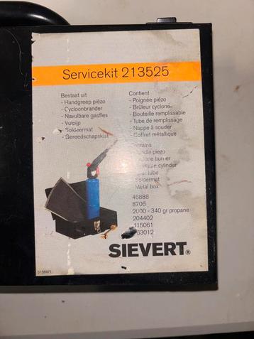 Servicekit Sievert 213525 – Soudure propane – NEUF beschikbaar voor biedingen