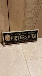 Blikken bord Pieters bier., Ophalen of Verzenden, Zo goed als nieuw