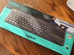 Logitech Dyslexie K400 Plus Bluetooth Toetsenbord met Pad, Touches multimédia, Enlèvement ou Envoi, Qwerty, Neuf