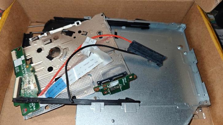 DIY kit HDD caddy, Computers en Software, Harde schijven, Gebruikt, Laptop, Intern, SSD, SATA, Ophalen of Verzenden