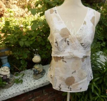 (19) - blouse femme t.40 beige - ESPRIT - beschikbaar voor biedingen