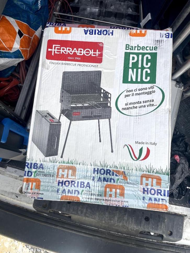 BBQ portable pour camping car Ferraboli, Caravans en Kamperen, Mobilhome-accessoires, Zo goed als nieuw, Ophalen of Verzenden