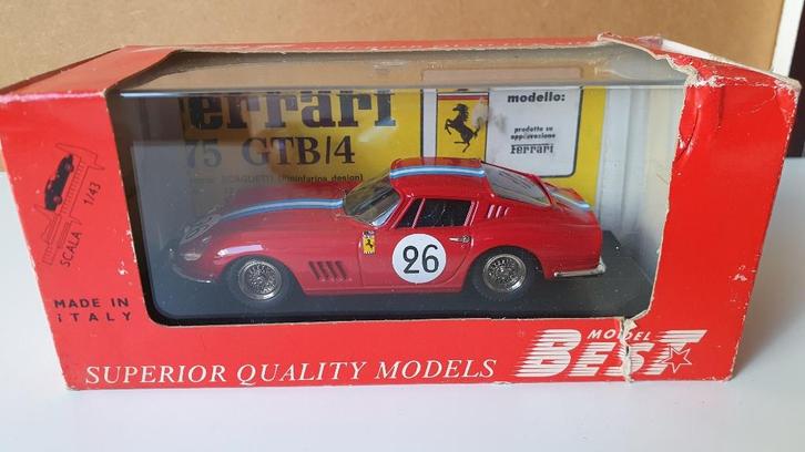Best Models Ferrari, Hobby en Vrije tijd, Modelauto's | 1:43, Gebruikt, Ophalen of Verzenden