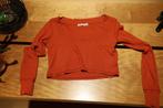 Mode: oranje croptop L van Zara, Kleding | Dames, Truien en Vesten, Zara, Maat 42/44 (L), Oranje, Ophalen of Verzenden