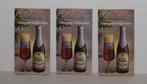 3 X Bosbier Streekbier . Br. St Jozef Opitter, Verzenden, Gebruikt, Reclamebord, Plaat of Schild, Overige merken