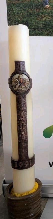 Paaskaars van 1991, Antiek en Kunst, Antiek | Religieuze voorwerpen, Ophalen