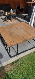 Salon tafel modern landelijke stijl, Huis en Inrichting, Tafels | Salontafels, Ophalen, Landelijk,modern,industrieel, Vierkant