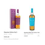 Macallan limited edition N5 & N6, Comme neuf, Enlèvement