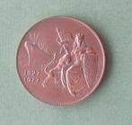 medaille Gent herdenking opening kanaal Neuzen op Gent 1977, Envoi, Bronze