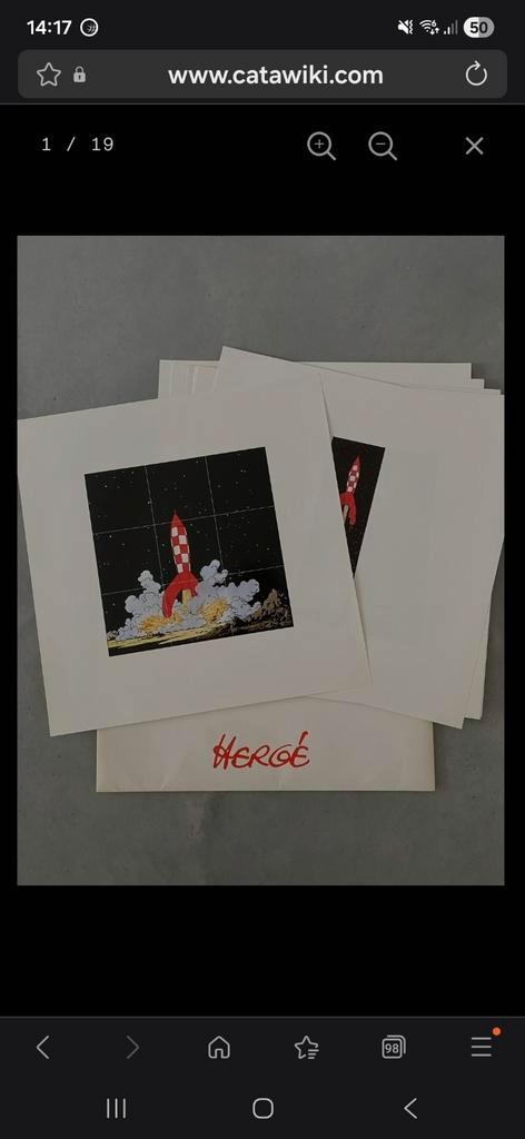 GEZOCHT💥1985 KUIFJES PORTFOLIO💥, Collections, Marques & Objets publicitaires, Enlèvement