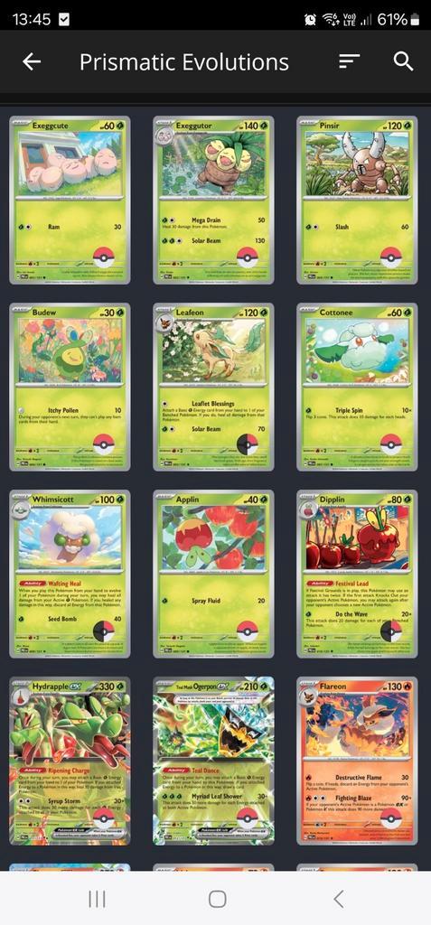 Prismatic evolutions pokemon, Hobby en Vrije tijd, Verzamelkaartspellen | Pokémon, Zo goed als nieuw, Ophalen of Verzenden