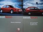 SEAT Leon 2001 Brochure Catalogue Prospekt LOT van 2, SEAT, Utilisé, Volkswagen, Envoi