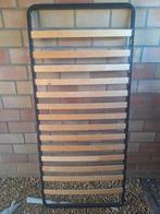 Lattenbodem 90x200 cm - metalen frame - prima staat, Ophalen, Gebruikt, 90 cm, Eenpersoons