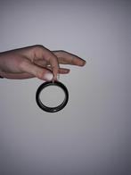 49 ringen om gordijnen op te hangen zwart diameter 4, Comme neuf, Noir, Enlèvement ou Envoi