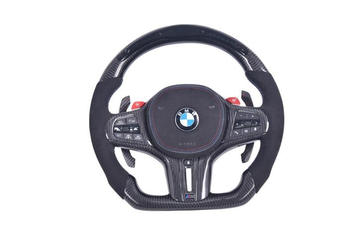 BMW M3/M4 G80 G82 Alcantara & carbon LED sportstuur, Auto-onderdelen, Besturing, BMW, Nieuw, Verzenden