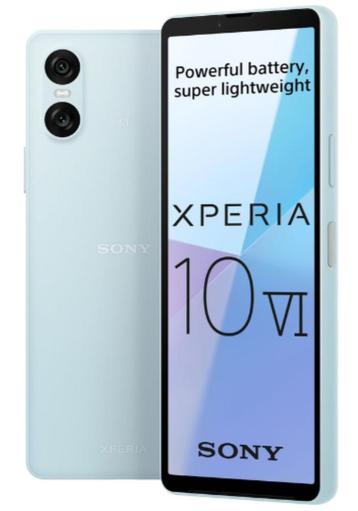 Sony Xperia 10 VI - 128 GB - Blauw + hoes beschikbaar voor biedingen