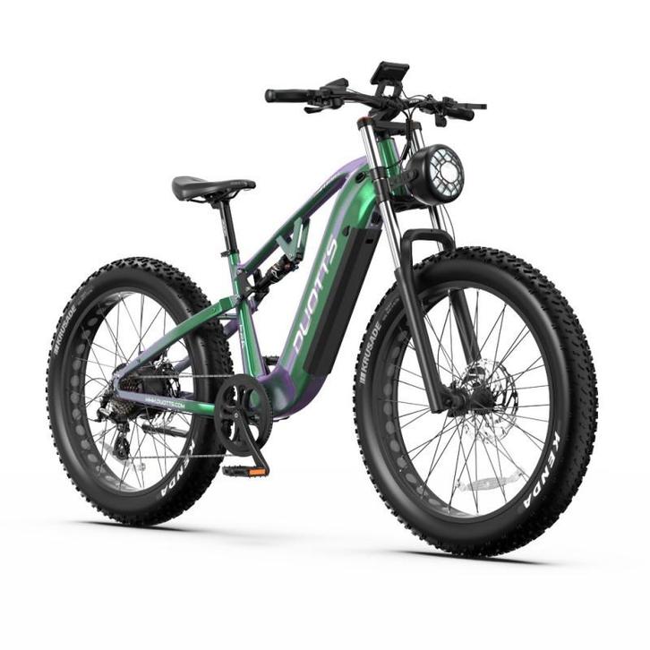 Vélo Electrique DUOTTS E26 Vert-Violet 26 pouces 55km/h, Sports & Fitness, Sports & Fitness Autre, Neuf, Envoi