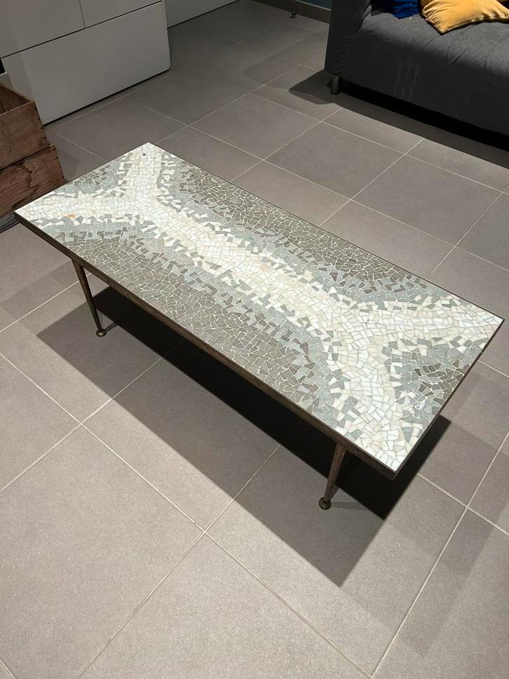 Mozaïektafel Brüning, Maison & Meubles, Tables | Tables de salon, Comme neuf, Moins de 50 cm, Moins de 50 cm, 100 à 150 cm, Rectangulaire