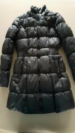 Winterjas donkerblauw, 38, afneembare kap, Enlèvement ou Envoi, Comme neuf, Bleu