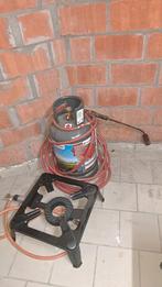 Gasbek en brander, Caravans en Kamperen, Ophalen, Zo goed als nieuw