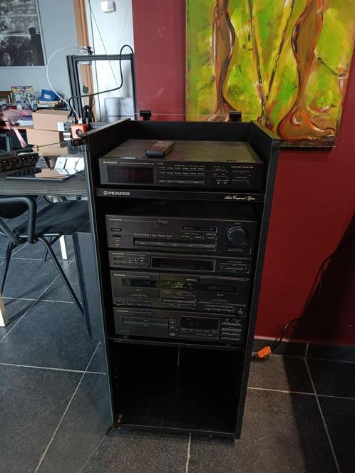 Pioneer hifi-systeem + meubilair, Audio, Tv en Foto, Stereoketens, Gebruikt, Cassettedeck, Cd-speler, Tuner of Radio, Pioneer