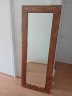 Spiegel teak, Huis en Inrichting, Woonaccessoires | Spiegels, Ophalen, Zo goed als nieuw, Rechthoekig