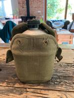 Militaria - Oude drinkbidon Belgisch Leger - A.B.L. 1957, Verzamelen, Ophalen of Verzenden