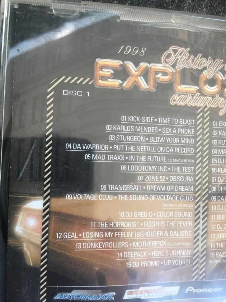 D history of explosive car tuning 1998-2006, Cd's en Dvd's, Cd's | Dance en House, Ophalen of Verzenden