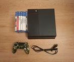 PS4 - 500 GB + Controller + 7 games, Consoles de jeu & Jeux vidéo, Enlèvement, Utilisé